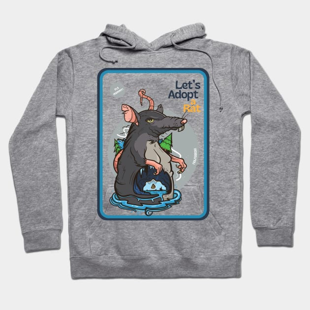 Let's adopt a rat ver 2 Hoodie by Frajtgorski